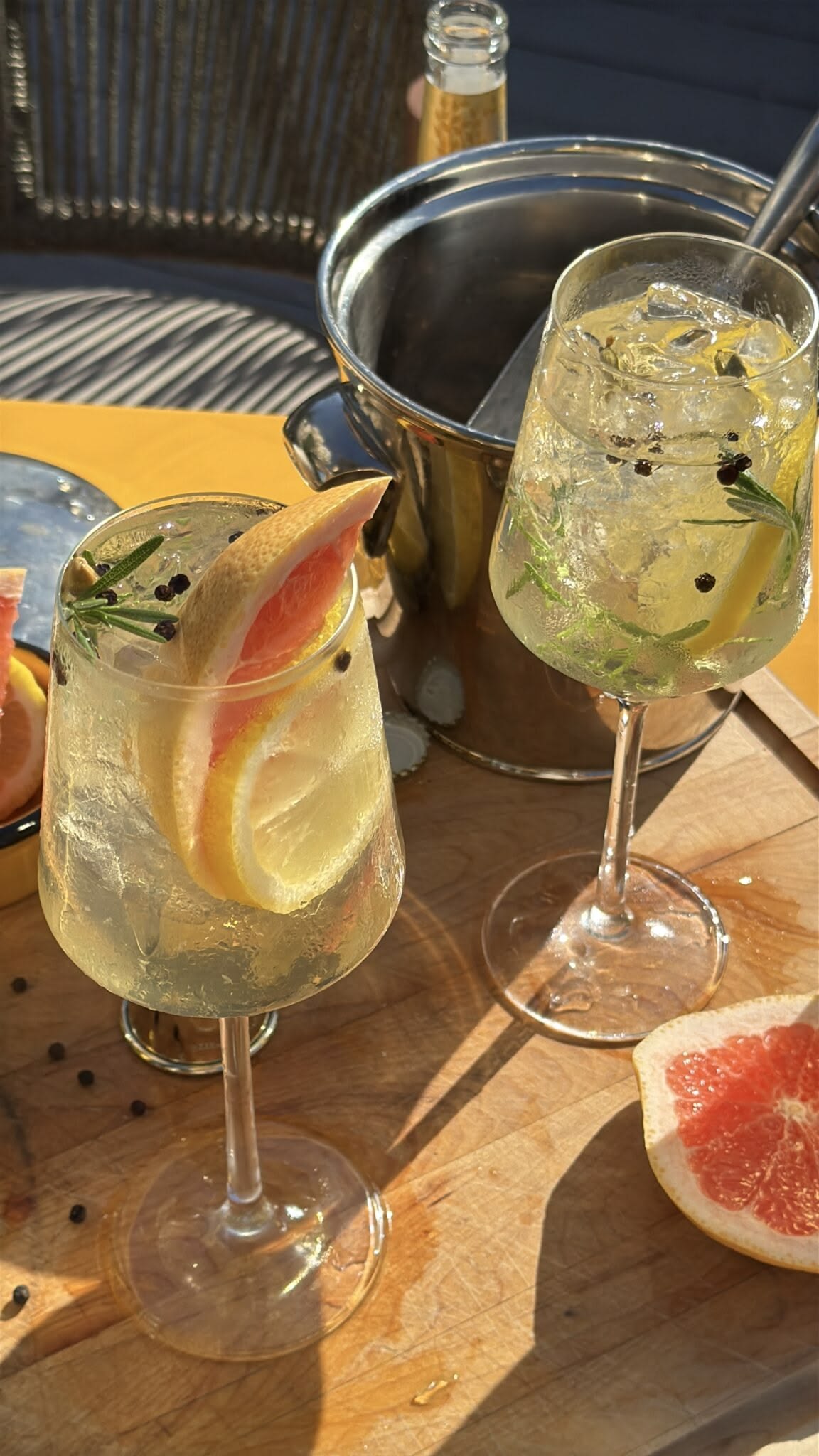 Elegant glassware styled for everyday enjoyment